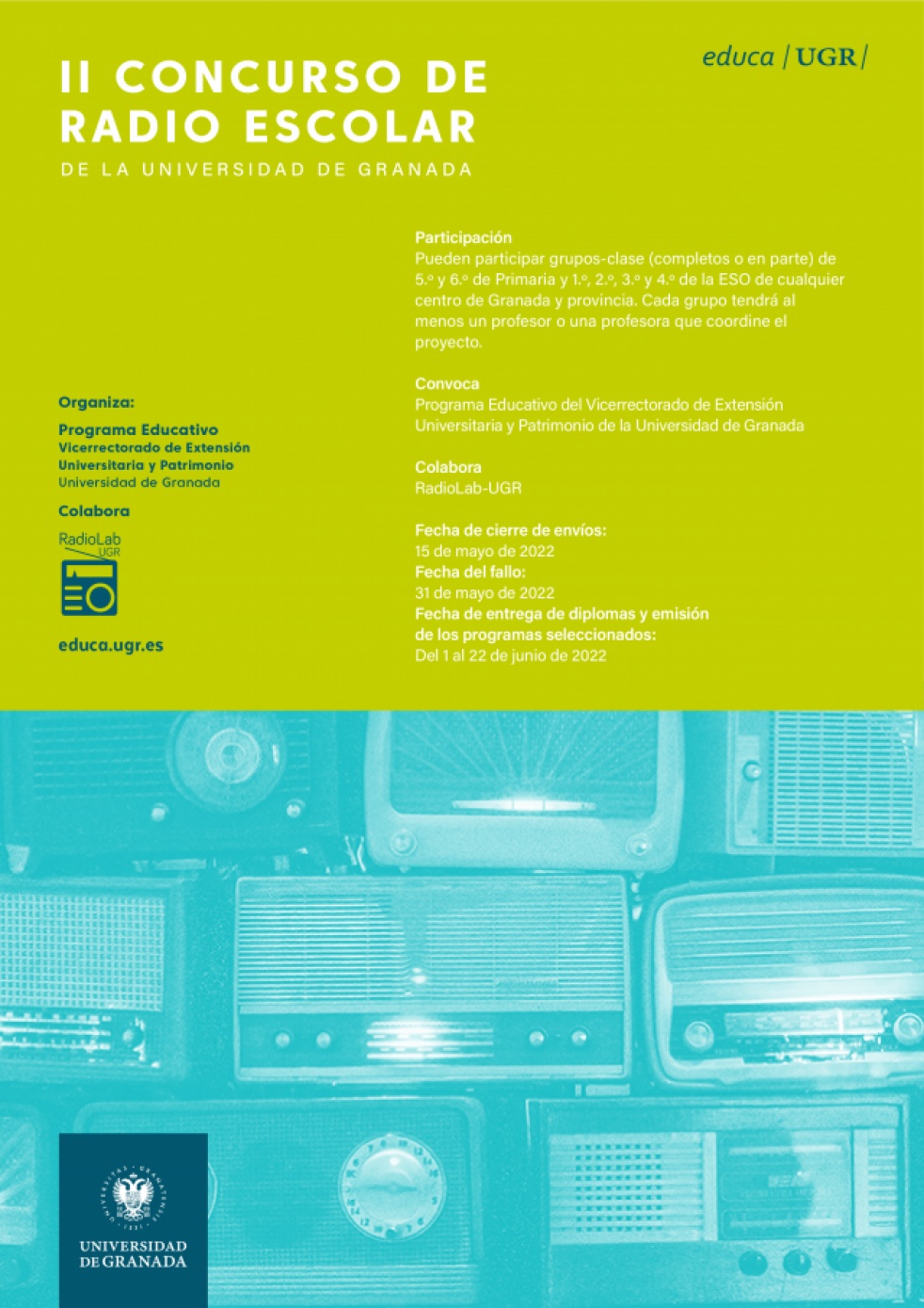 Resolución del II Concurso de Radio Digital Radiolab Universidad de