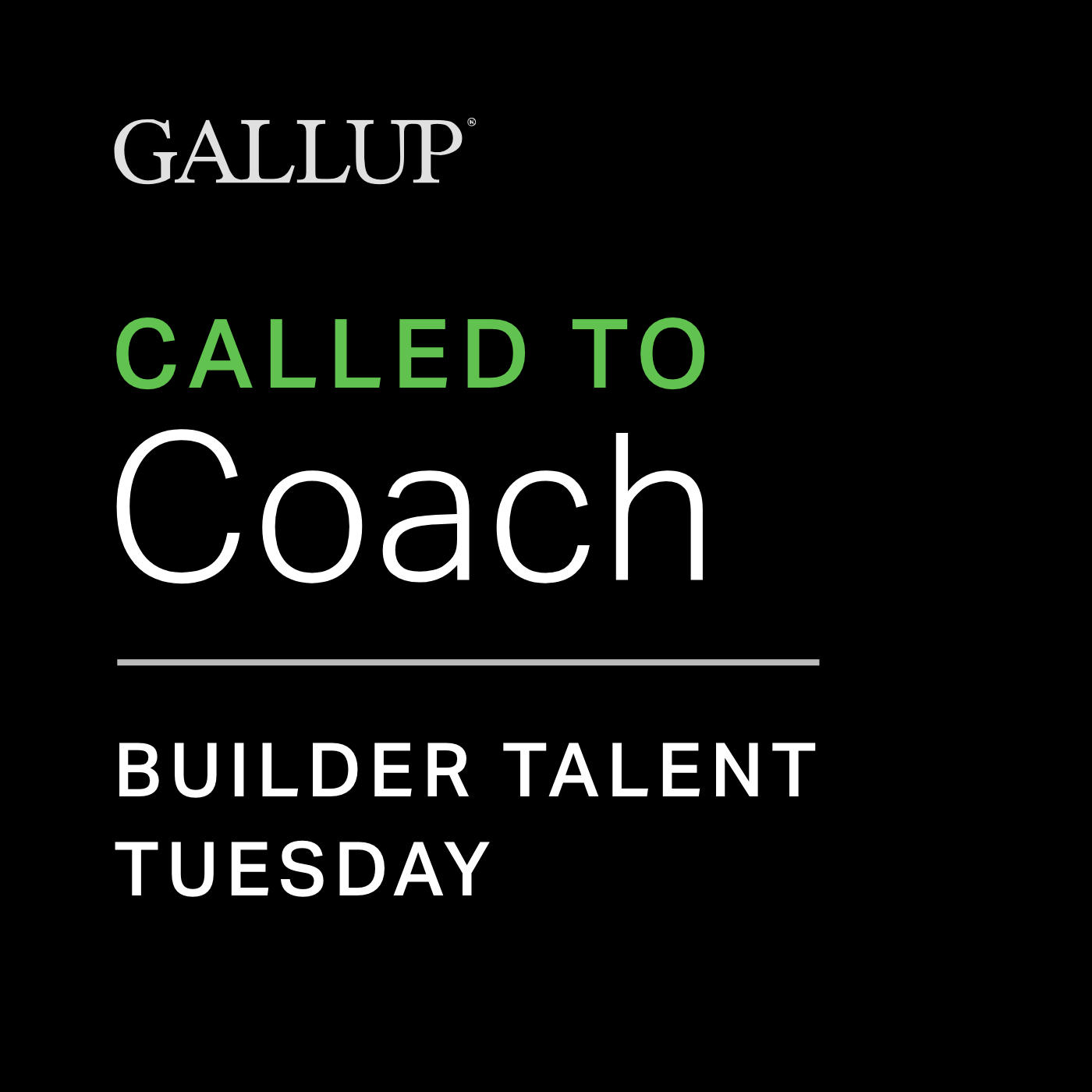 Gallup Builder Talent Tuesday podcast